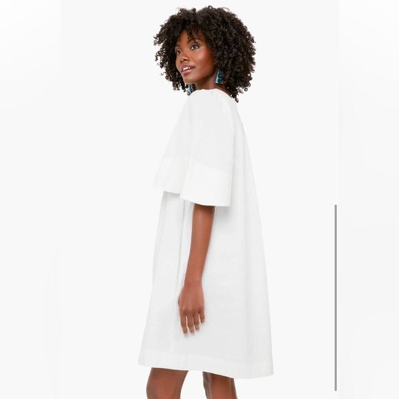 Pomander Place white Finley flutter sleeve dress - Picture 8 of 13